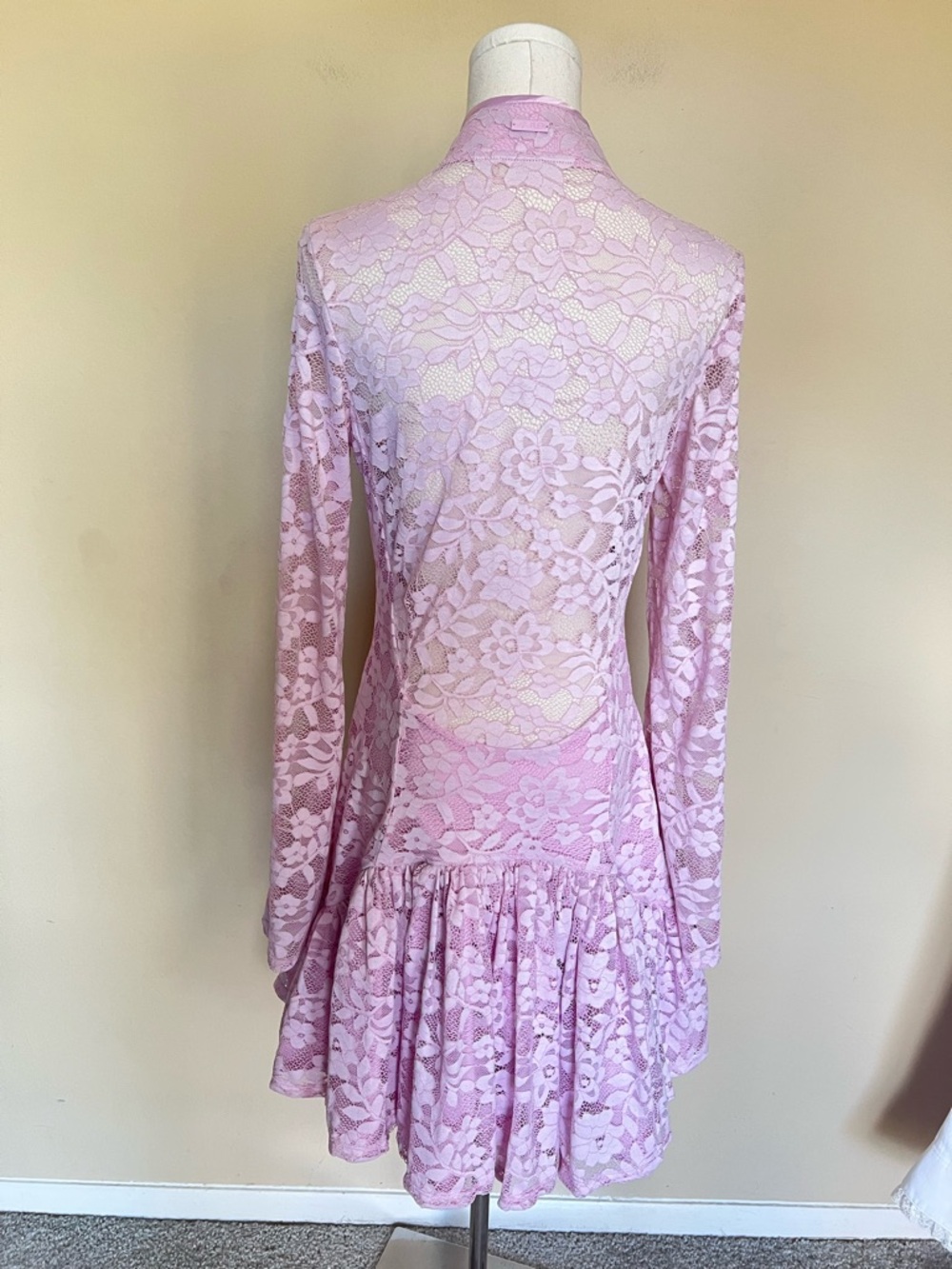 Popflex Mandarin Collar Festival Dress - Bon Bon Pink - Picture 6 of 9
